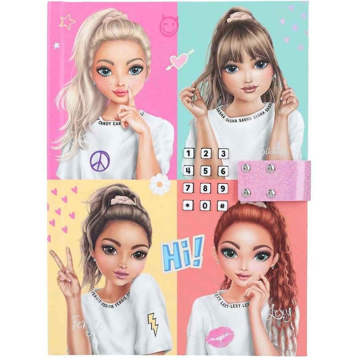 Jurnal cu cod si muzica TOPModel Snap Shots Depesche PT12710