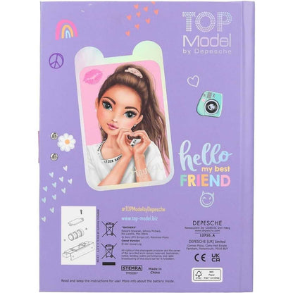 Jurnal cu cod si muzica TOPModel Snap Shots Depesche PT12710