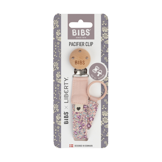 BIBS x LIBERTY - Lantisor clip pentru suzeta, Eloise Blush