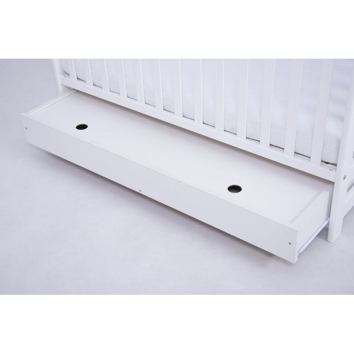 Patut Drewex Olek cu sertar - Alb + Saltea Cocos 10 Cm