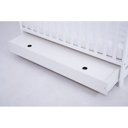 Patut Drewex Olek cu sertar - Alb + Saltea Cocos 10 Cm