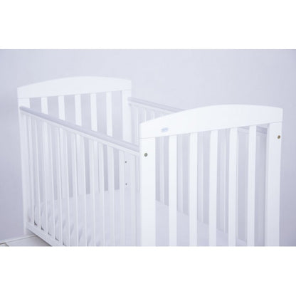 Patut Drewex Olek cu sertar - Alb + Saltea Cocos 10 Cm