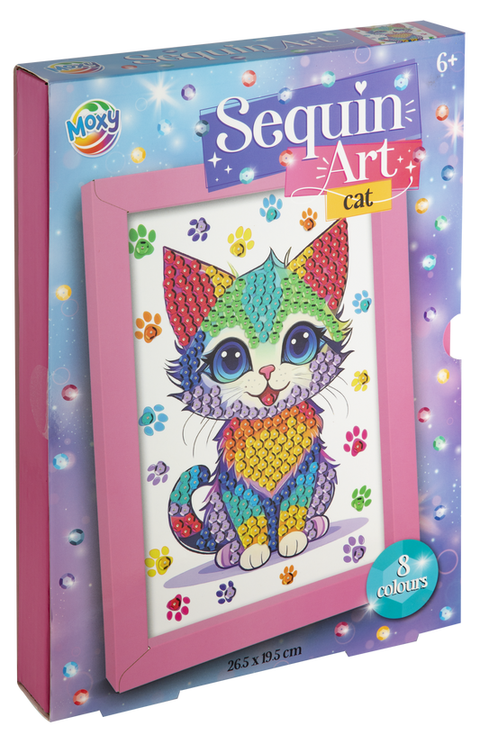 Tablou cu paiete - Pisicuta