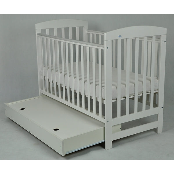 Patut Drewex Olek cu sertar - Gri + Saltea Cocos 10 Cm