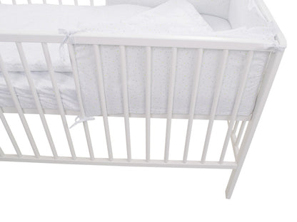 Lenjerie MyKids Little Stars Verde 4 Piese 120x60