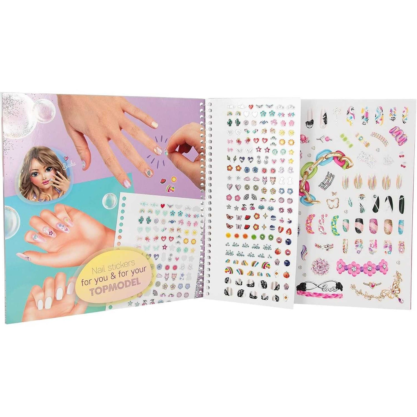 Carte de colorat TOPModel Create Your Hand Design Depesche PT13029