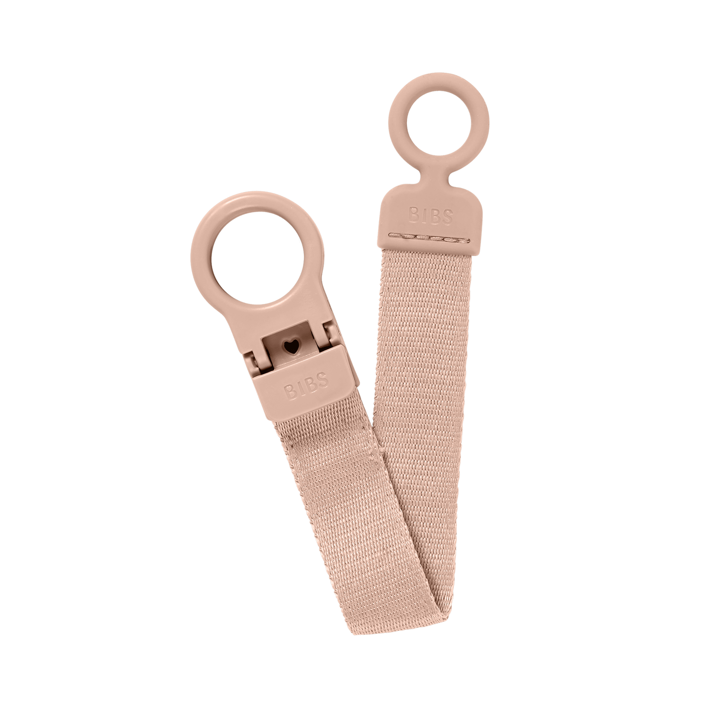 BIBS - Lantisor clip Loop pentru suzeta, Blush