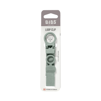 BIBS - Lantisor clip Loop pentru suzeta, Sage