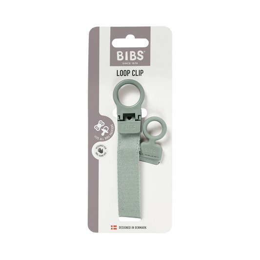 BIBS - Lantisor clip Loop pentru suzeta, Sage