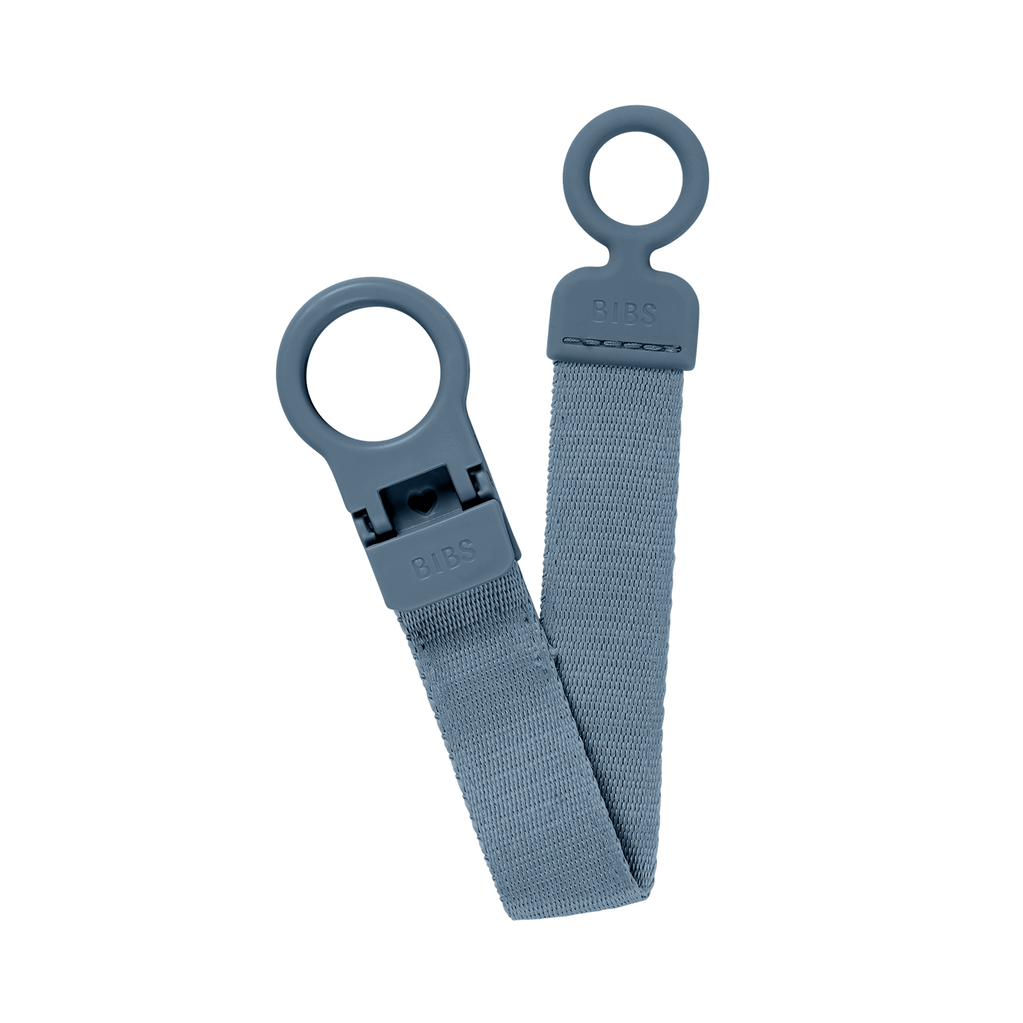 BIBS - Lantisor clip Loop pentru suzeta, Petrol