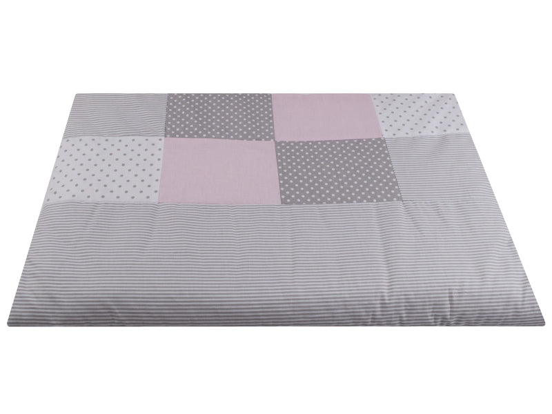 Lenjerie MyKids Dots Pink-Grey 11 Piese 120x60 cm