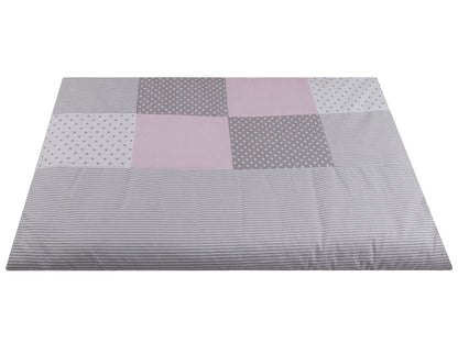Lenjerie MyKids Dots Pink-Grey 11 Piese 120x60 cm