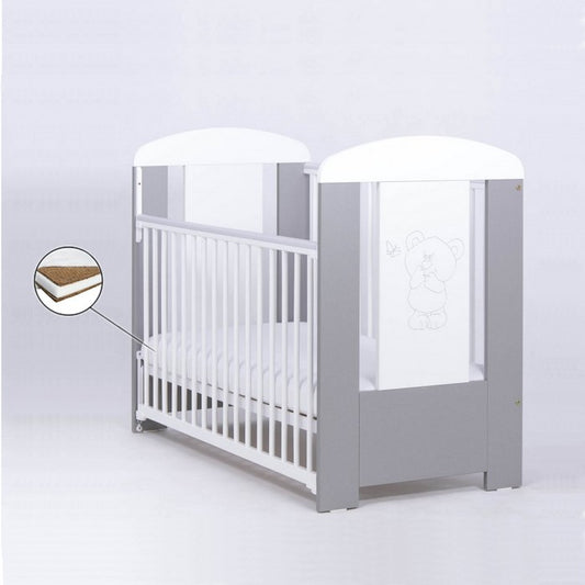 Patut Drewex Bear Culisant - Silver + Saltea Cocos 10 Cm