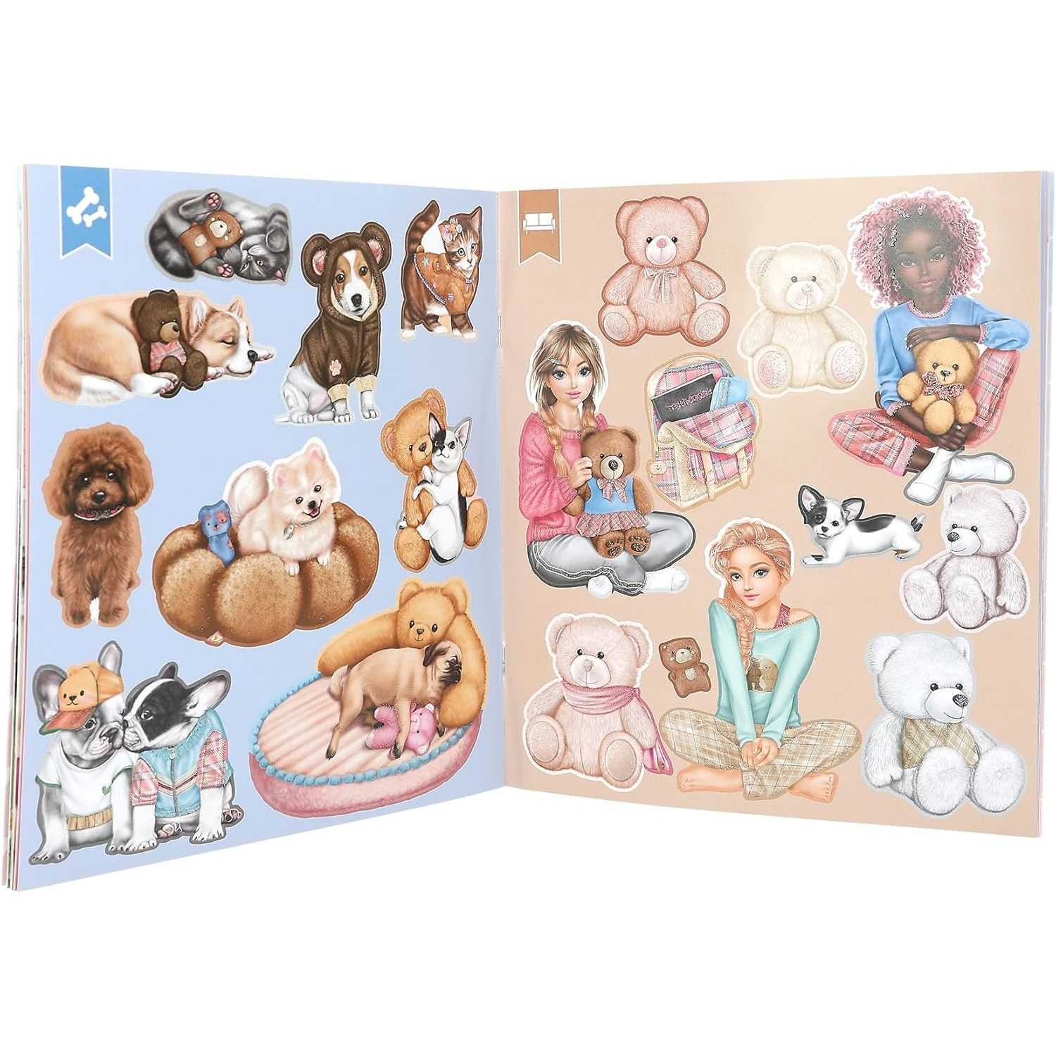 Carte de autocolante TOPModel Team Teddy Depesche PT13209