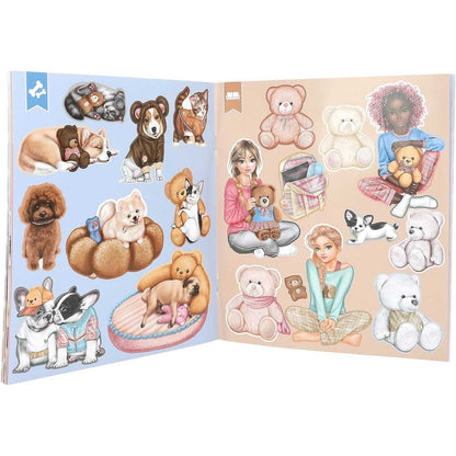 Carte de autocolante TOPModel Team Teddy Depesche PT13209