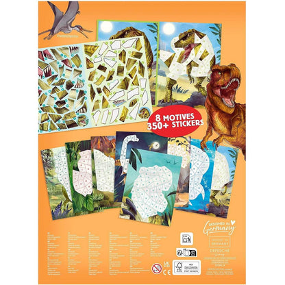 Carte de autocolante Dino World cu numere Depesche PT13243