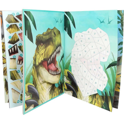 Carte de autocolante Dino World cu numere Depesche PT13243