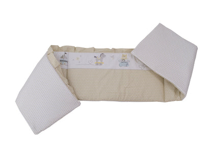 Lenjerie MyKids Teddy Play Bej 4+1 Piese M2 120x60