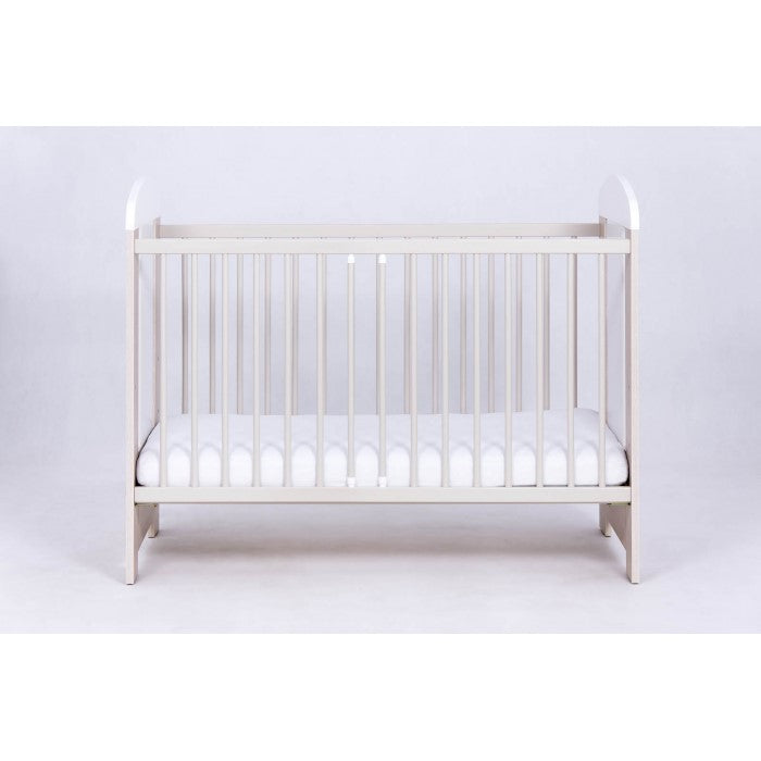 Patut Drewex Giraffe - Natur cu Alb + Saltea Cocos 10 Cm