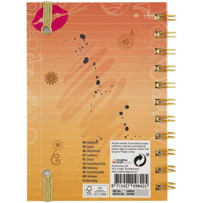 Caiet Besties A6 - Design colorat si modern pentru fetite Grafix GR140016