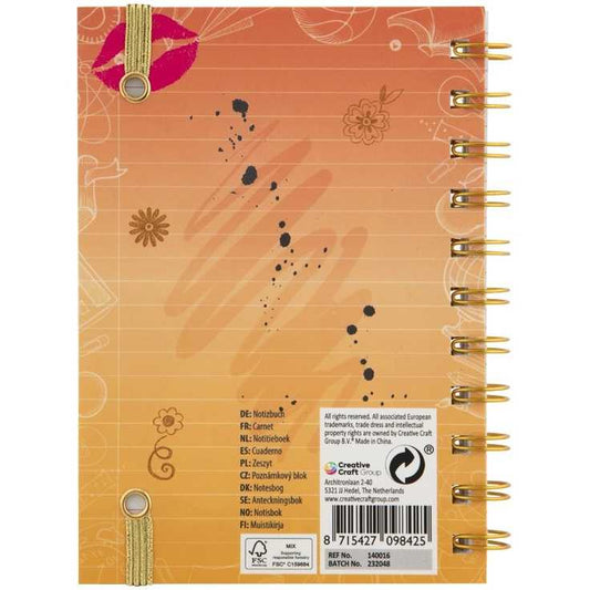 Caiet Besties A6 - Design colorat si modern pentru fetite Grafix GR140016