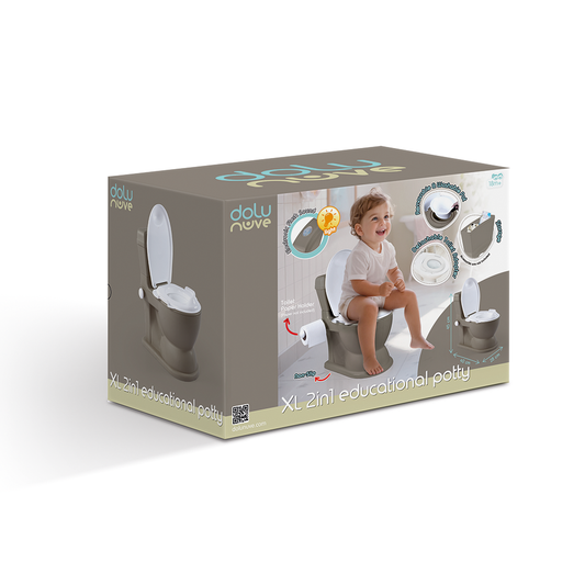 Olita educationala multifunctionala 2 in 1 - Gri mat