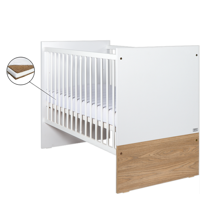 Patut Drewex New York - Alb + Saltea Cocos 12 cm