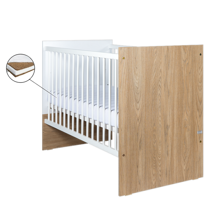 Patut Drewex New York - Natur + Saltea Cocos 12 cm