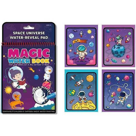 Carte de colorat cu apa Magic Water Book Bambinice BN046