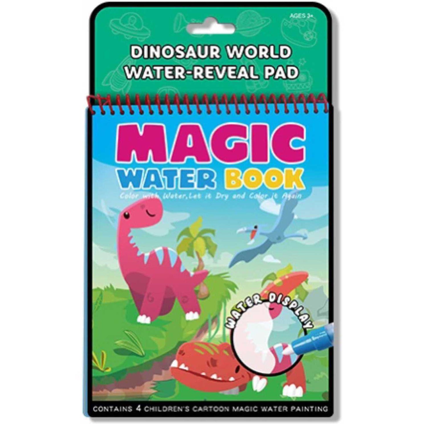 Carte de colorat cu apa Magic Water Book Bambinice BN046