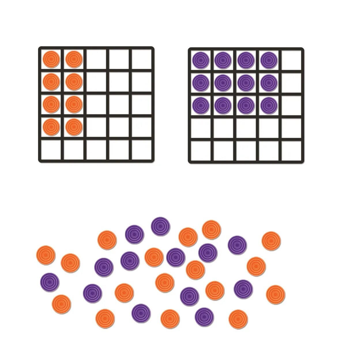 Joc magnetic gigant  - Invat matematica