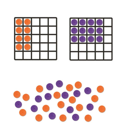 Joc magnetic gigant  - Invat matematica
