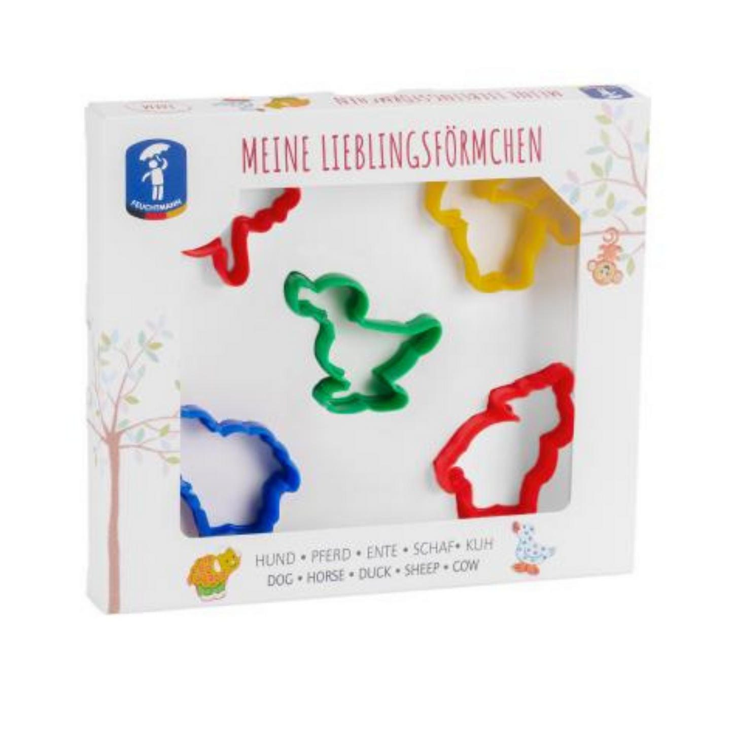 Set forme pentru plastilia - Animalute de la ferma