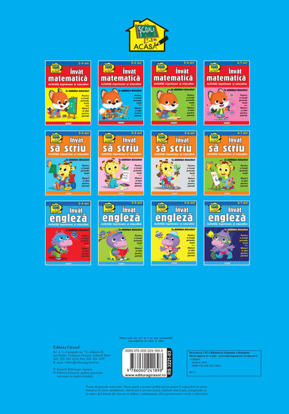 Scoala acasa - Invat engleza 5-6 ani