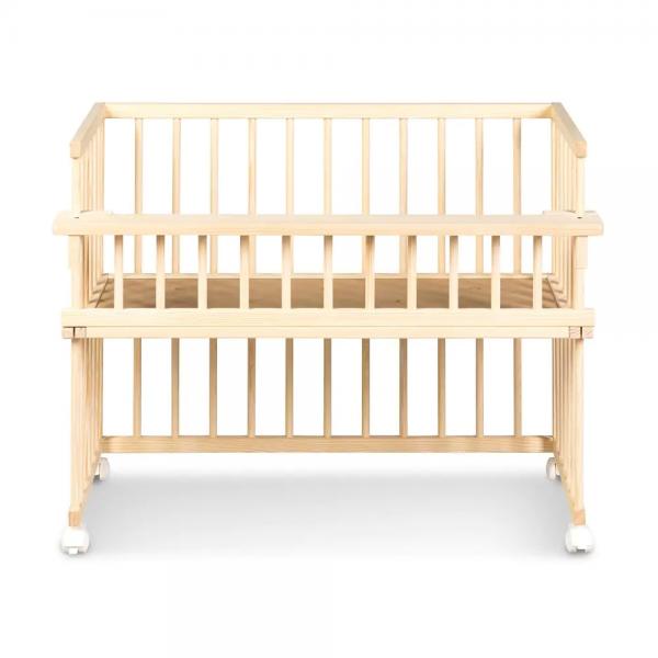 Patut copii din lemn KLUPS Piccolino Natur 90x40 cm