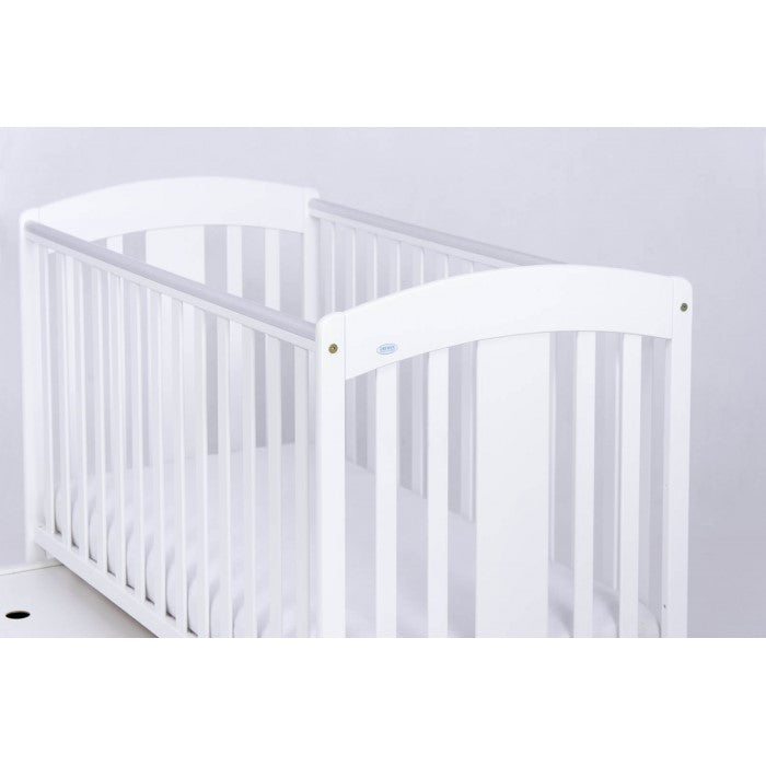 Patut Drewex Natalia cu sertar - Alb + Saltea Cocos 12 cm