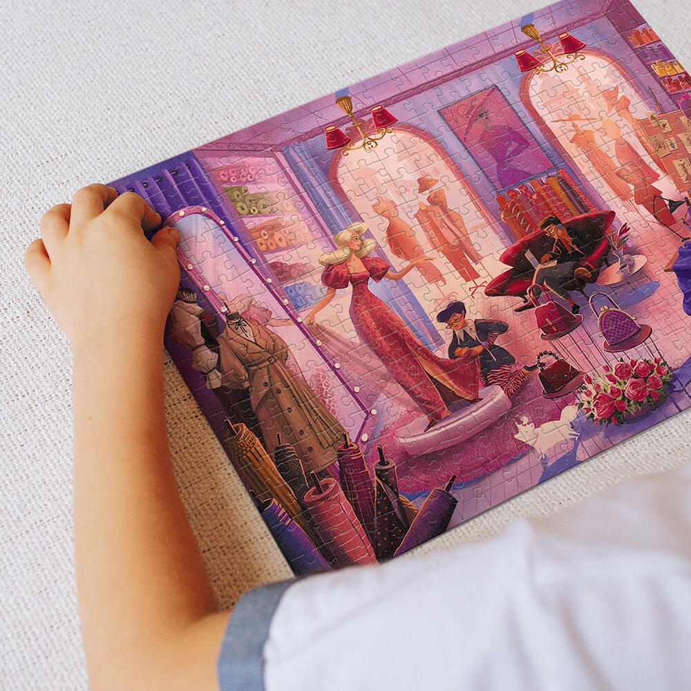 Puzzle - Atelierul de moda (300 piese)