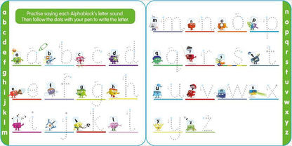 Carticica Scriu si sterg Alphablocks - Primele cuvinte