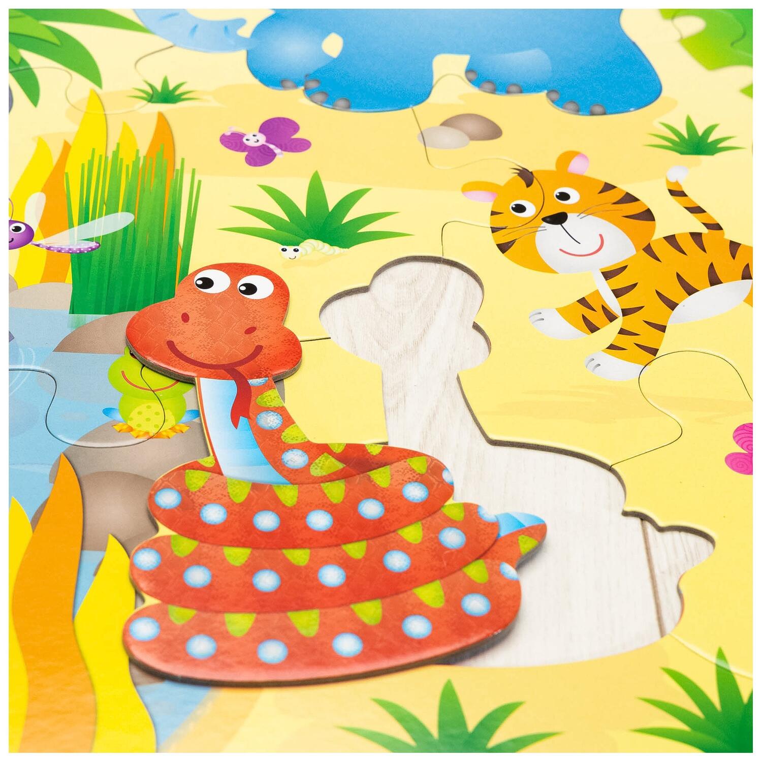 Puzzle Podea: Jungla (30 piese)