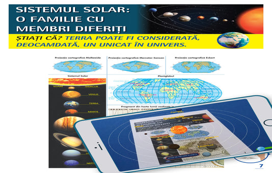 Atlas geografic scolar. Cunoasterea Terrei prin realitatea augmentata