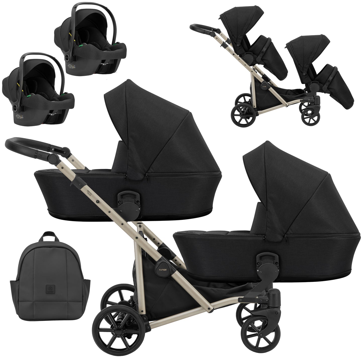 Carucior Kunert 3 in 1  Brav DUO