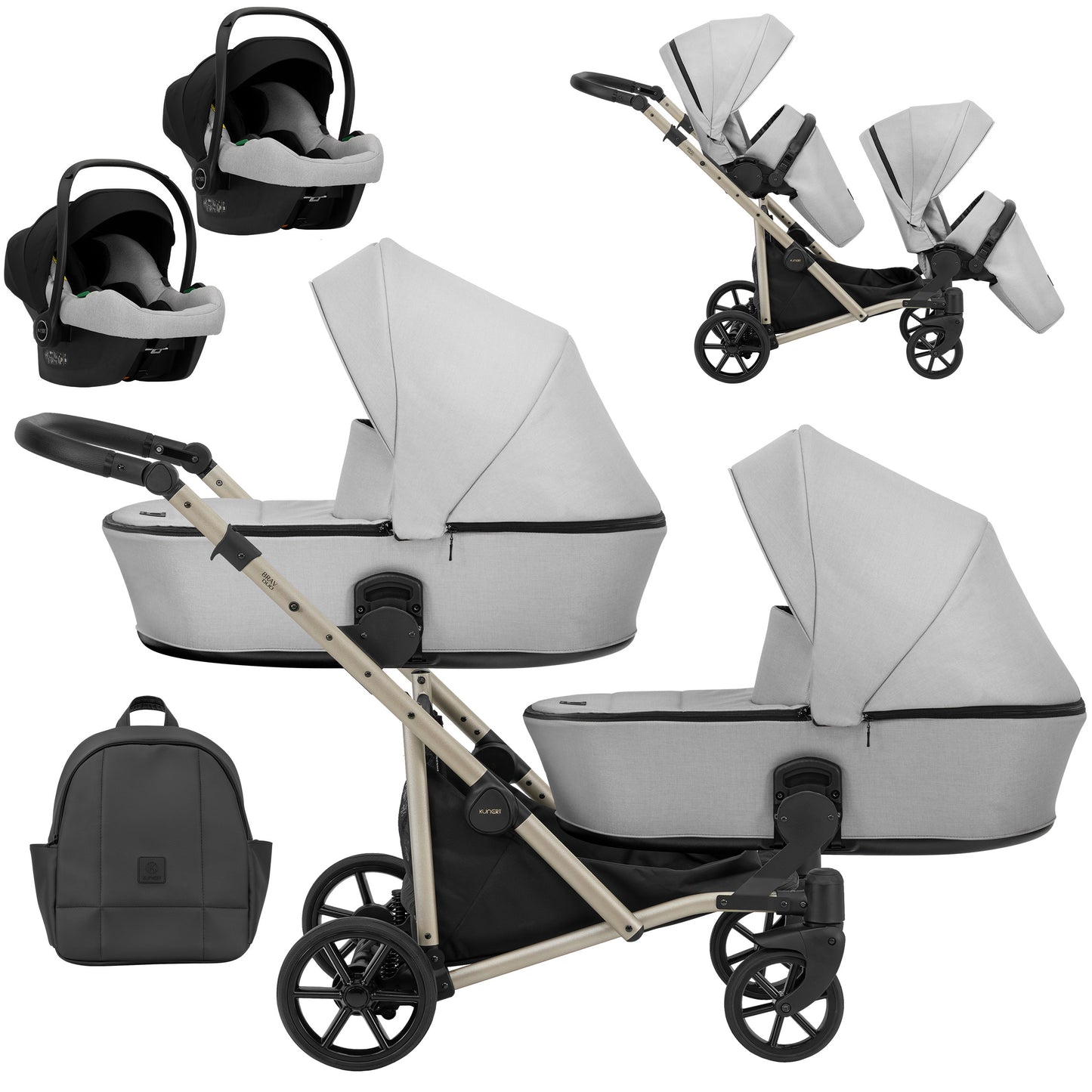 Carucior Kunert 3 in 1  Brav DUO