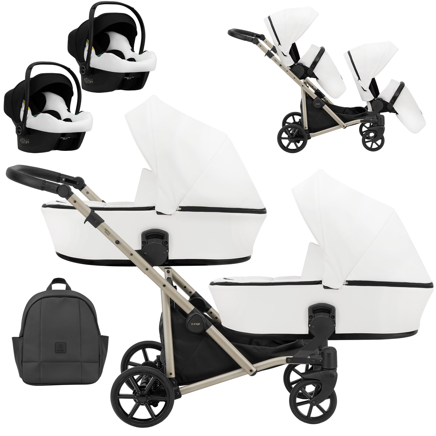 Carucior Kunert 3 in 1  Brav DUO
