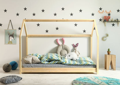 Pat tineret Kocot Kids Bella Natural 160x80 fara saltea