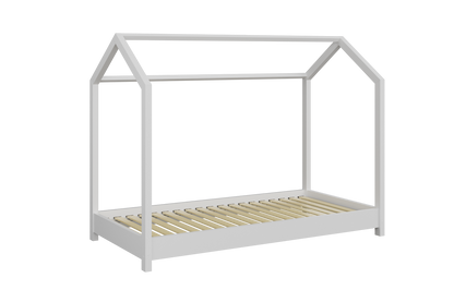 Pat tineret Kocot Kids Bella White 160x80 fara saltea