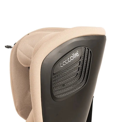 Scaun auto pliabil iSize 76-150 cm Coccolle TravelFold Sand beige