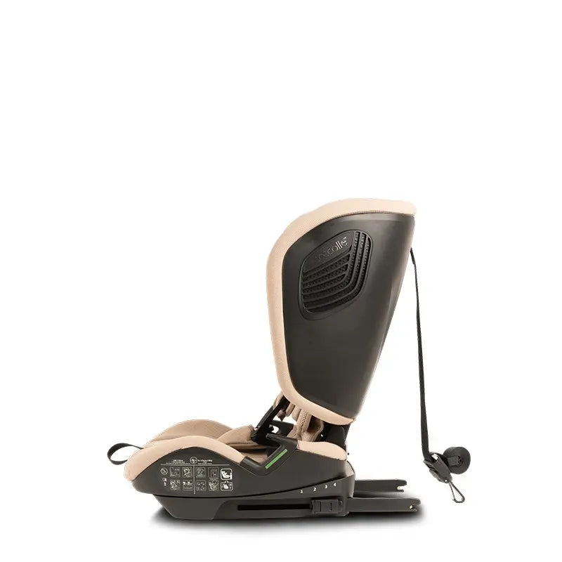Scaun auto pliabil iSize 76-150 cm Coccolle TravelFold Sand beige