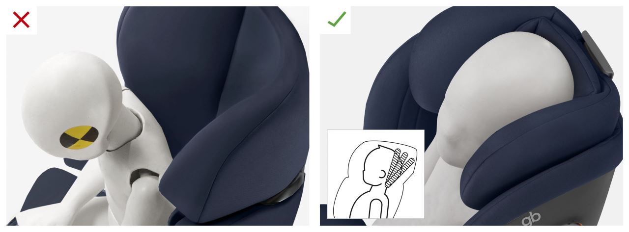 Scaun auto gb Everna-fix Rose Red