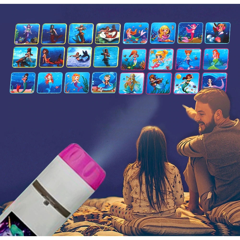 Lanterna proiector cu 3 diapozitive Sirene Bambinice BN021