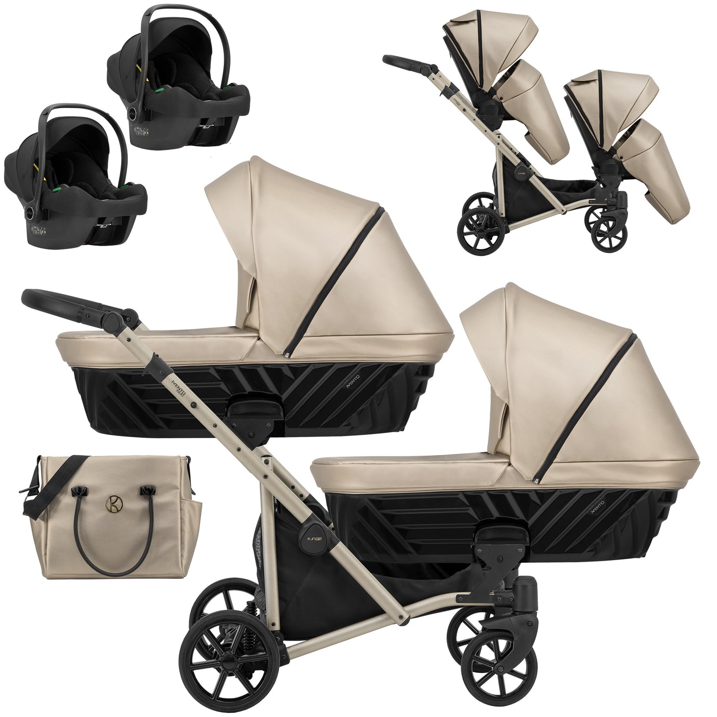 Carucior Kunert 3 in 1  Invento DUO